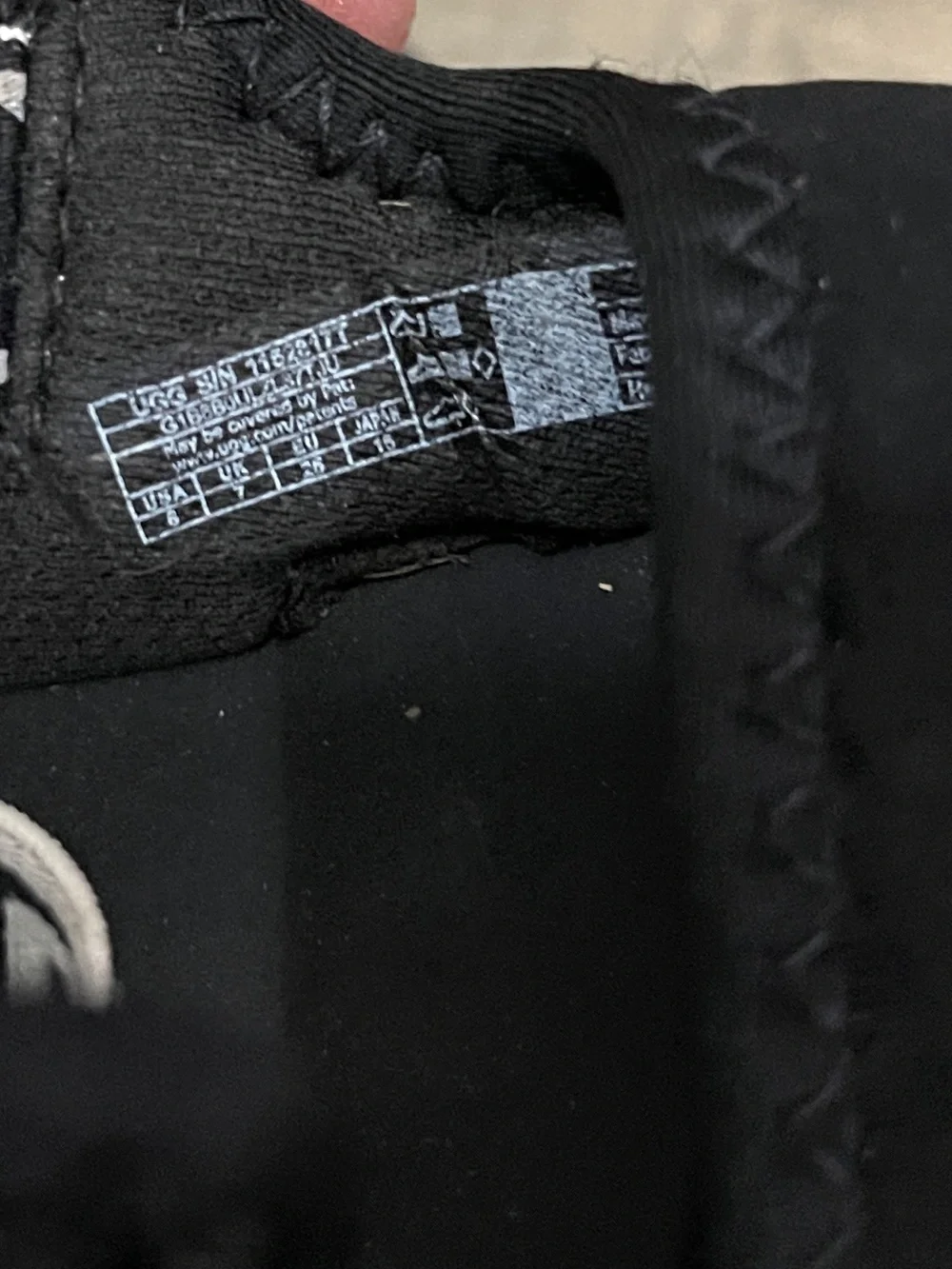 UGG Kids Black Logo Strap Slide Sandals with Velcro Upper